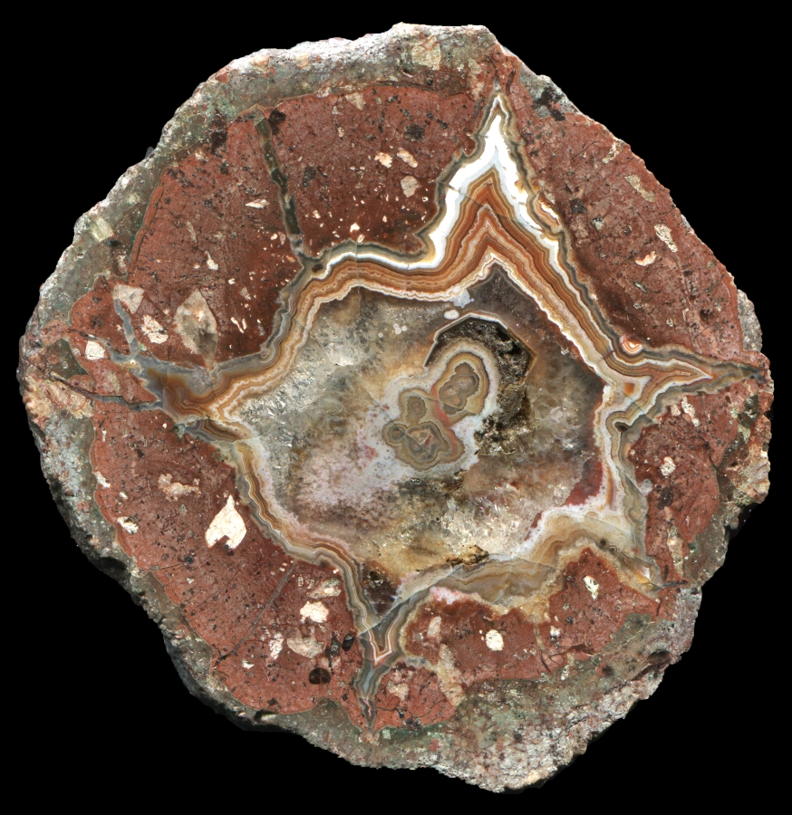 Felsenschlag Thunderegg with Complex Structure and Quartz Pool